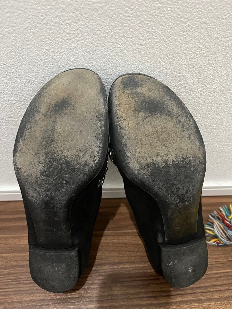 LOUIS VUITTON ビジュー装飾 フラットシューズ 36 1/2