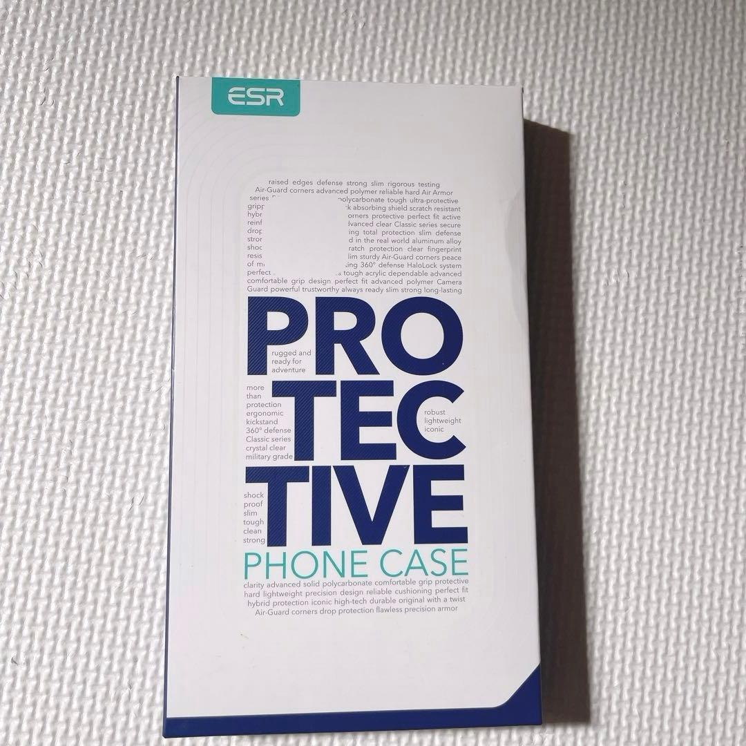 ESR iPhone 14 Plus ケース メタルキックスタン クリア