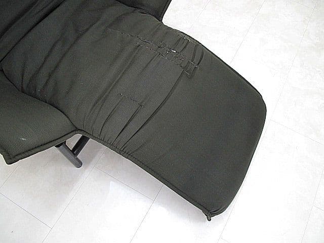 【現状ジャンク品】カッシーナ 「ヴェランダ」 1人掛けソファ／張地劣化・破れ多数