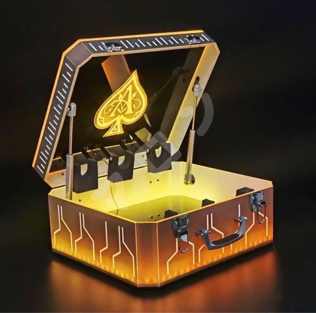 再入荷 LED照明付き アルマンドシャンパンアタッシュケース ボックス