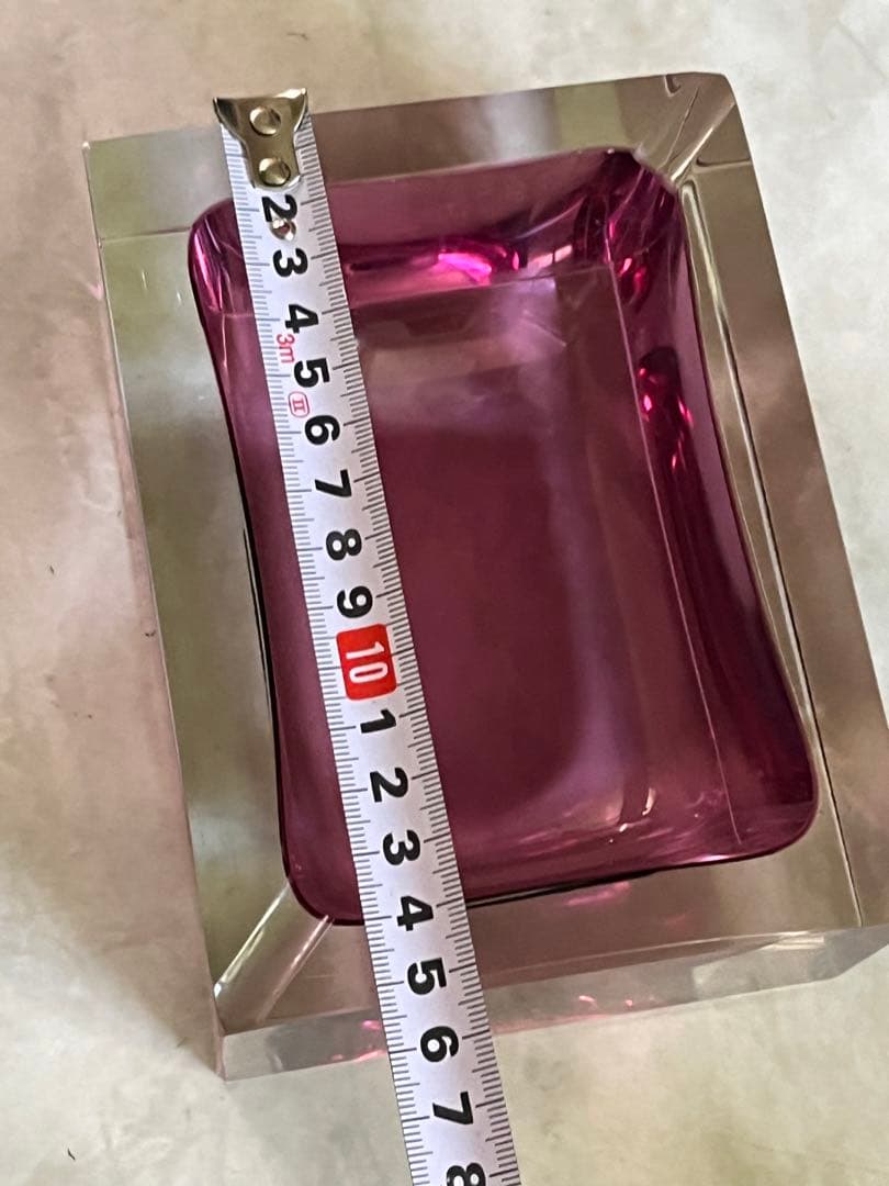 灰皿　ガラス　クリスタル