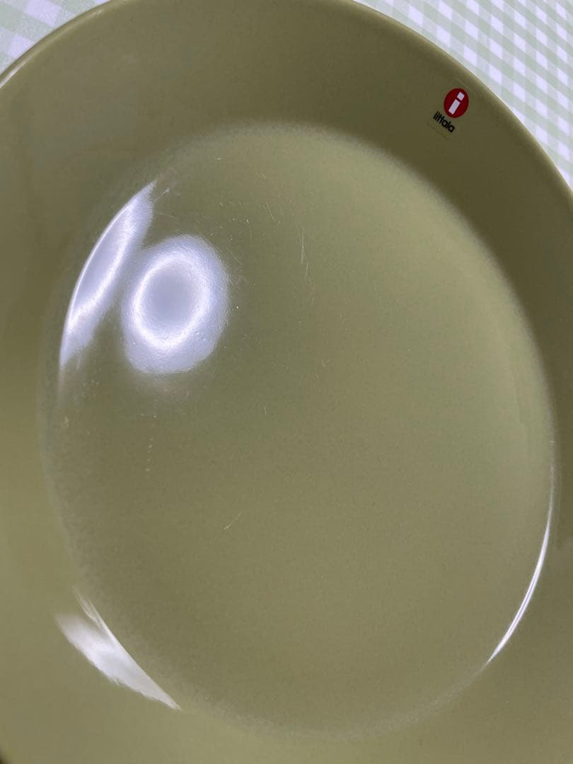 【廃盤品】イッタラ　ティーマ　オリーブグリーン　4枚+1枚セット