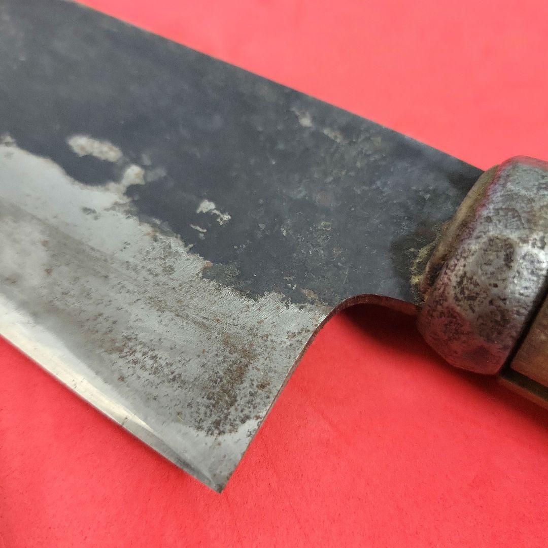 古式百錬　土佐　名匠　武峰作　アンティーク　ナタ　鉈　狩猟刀