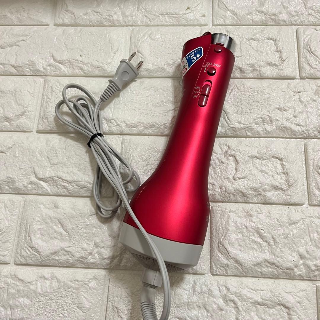【美品中古】くるくるドライヤー ナノケア 海外対応 EH-KN9C-RP