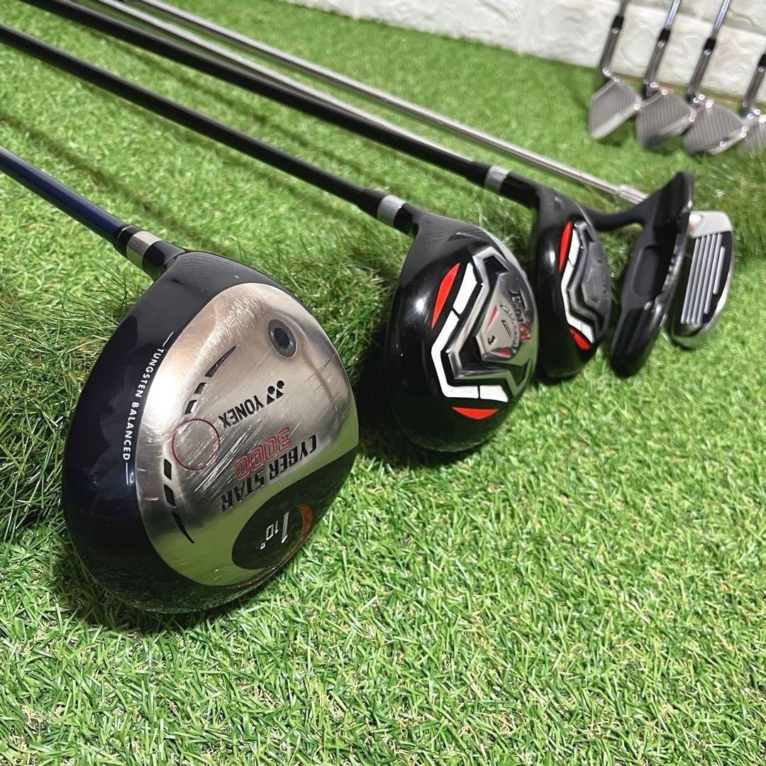 希少レフティ 即戦力 WORLD EAGLE メンズゴルフクラブ11本セット