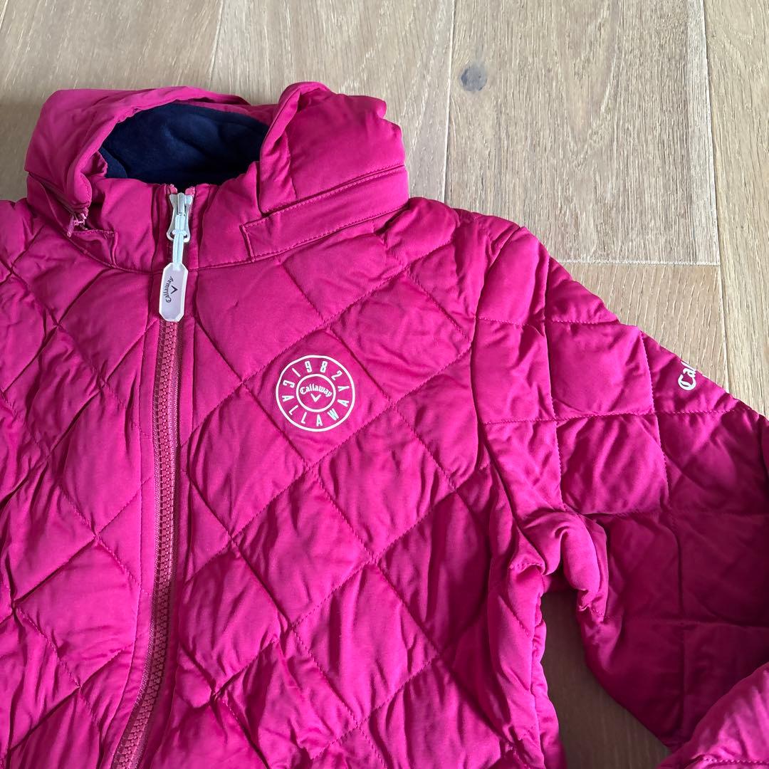 キャロウェイ　キルティングジャケット フード付き