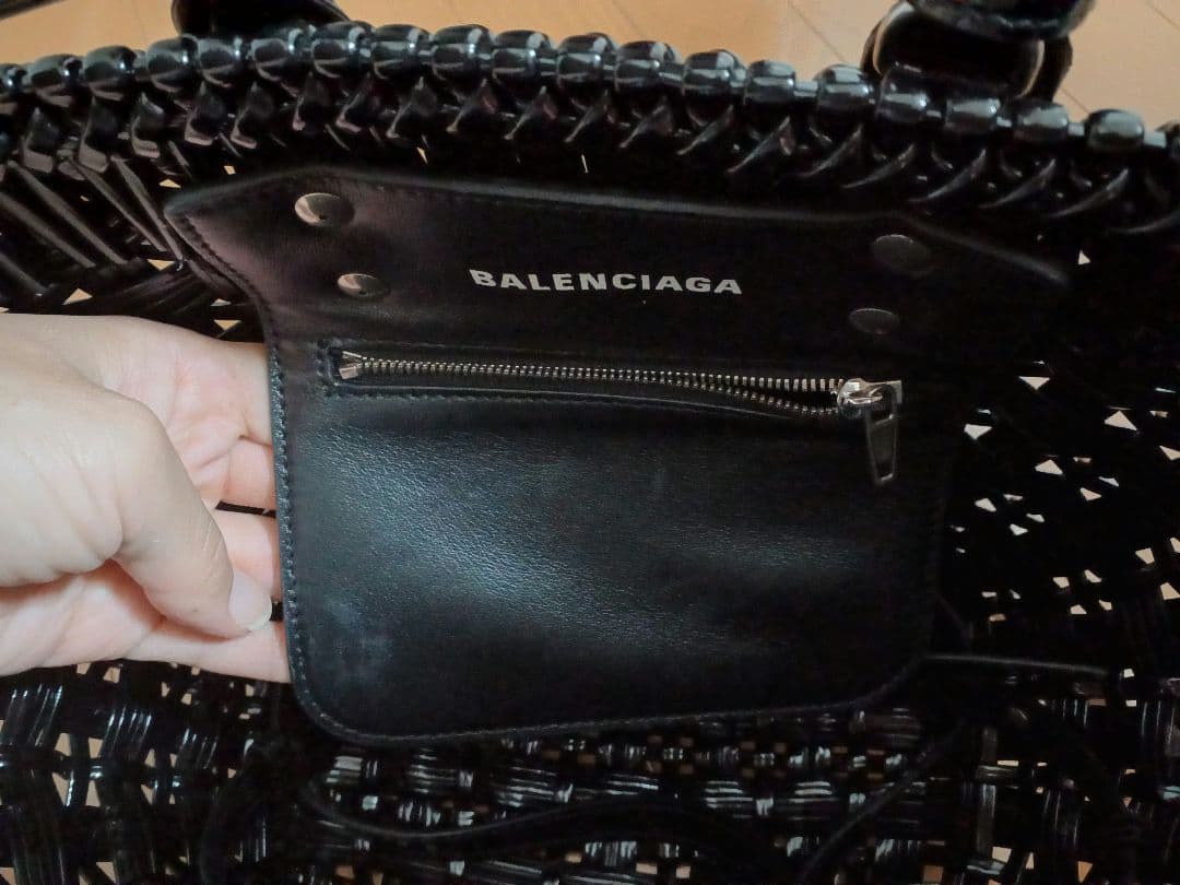 BALENCIAGA ブラック かごバッグ　最終