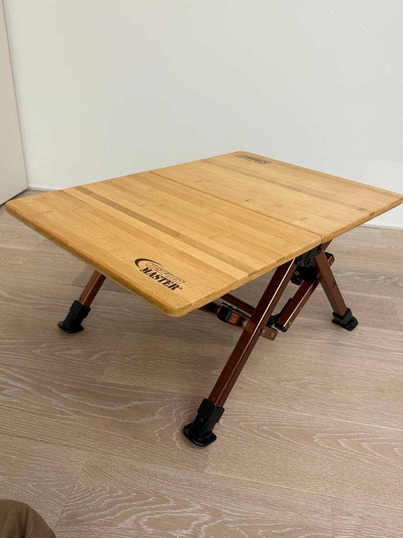 【専用】コールマン コンフォートマスター バンブーラウンジテーブル65