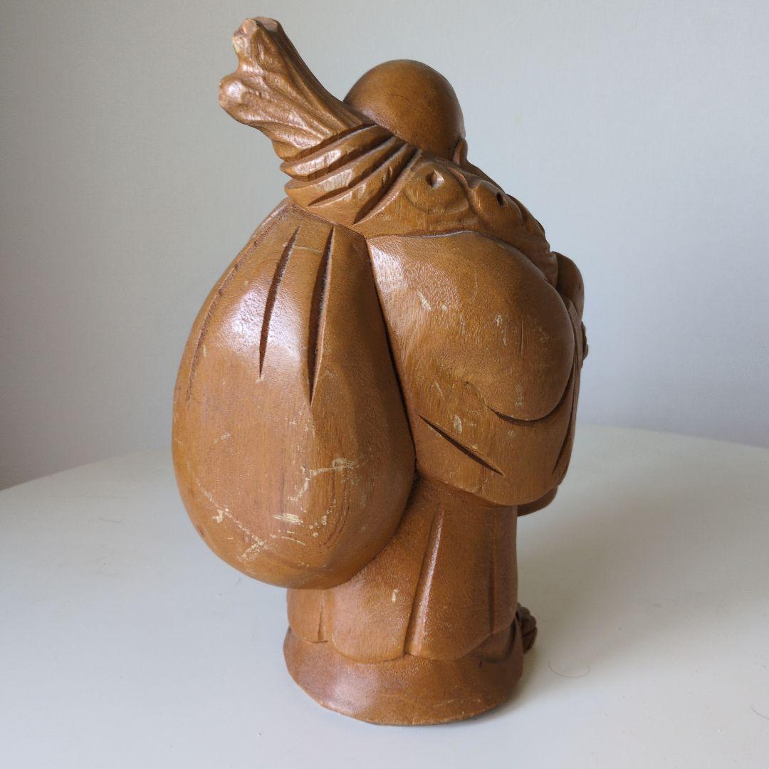 ★断捨離バーゲン 超特価セール★薫作 開運 木彫り 布袋尊 七福神 開眼成就