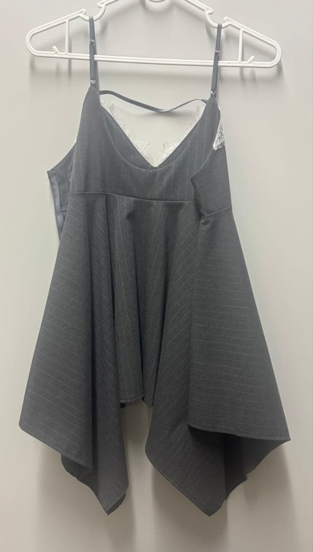 トップス HANDKERCHIEF HEM LACE CAMI TUNIC
