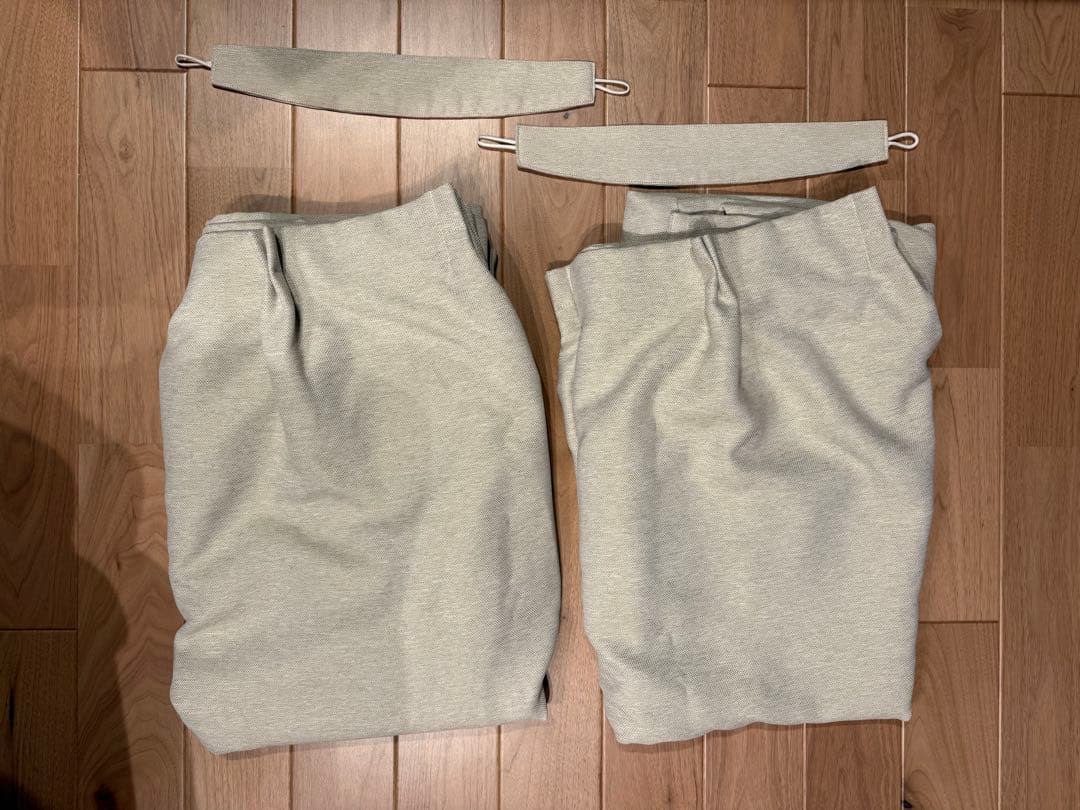 無印良品 オーダーカーテン 幅100cm×丈228cm×２枚