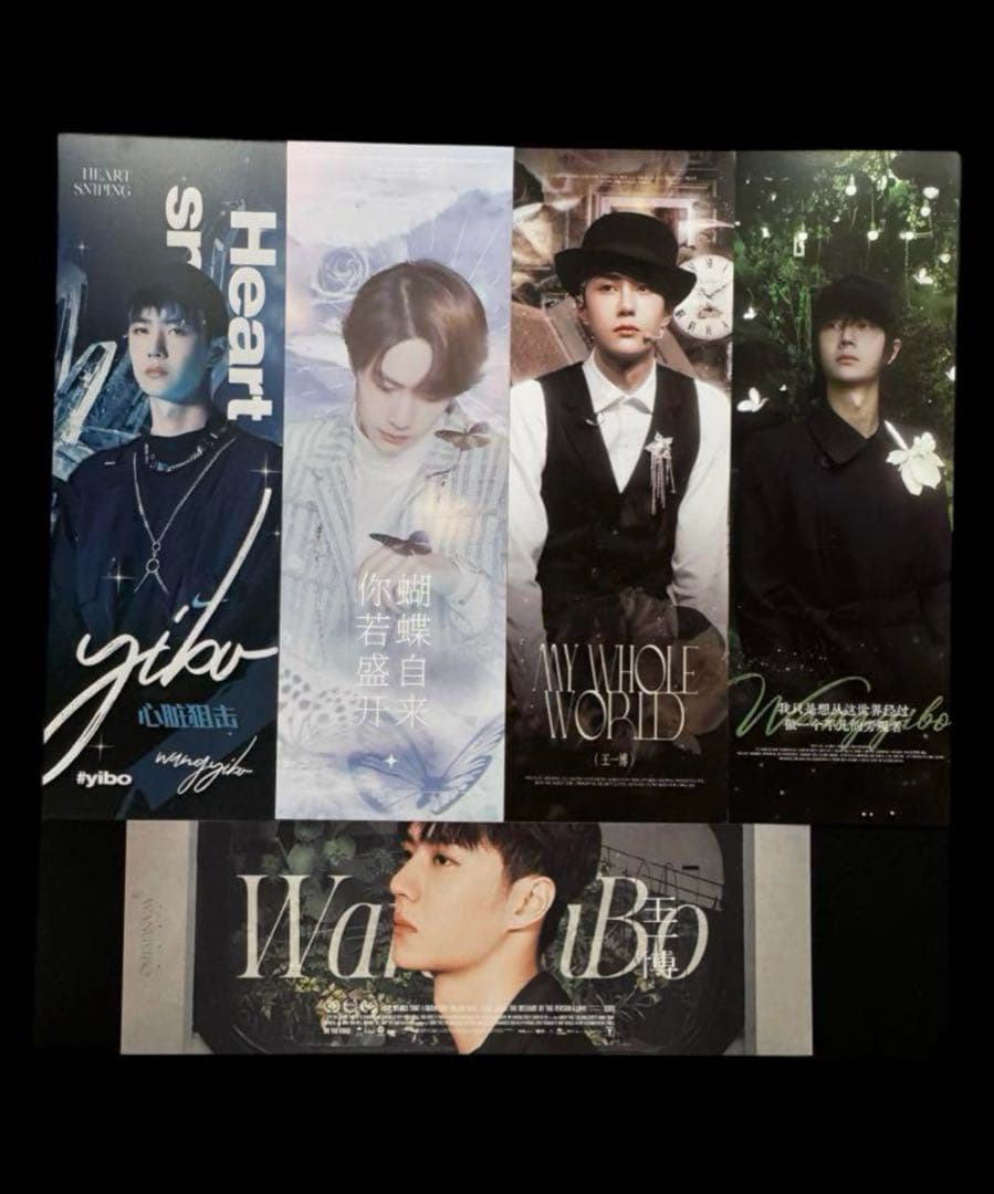 きつねのしっぽ♪♡王一博 満天星手幅収納バインダー・手幅43枚