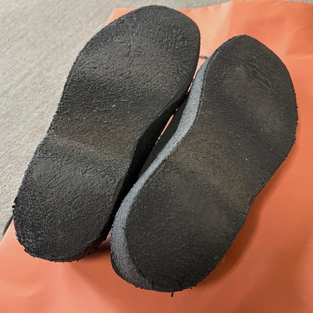 SANDERS サンダース スウェード マッドガード 黒 6ハーフ 内羽根