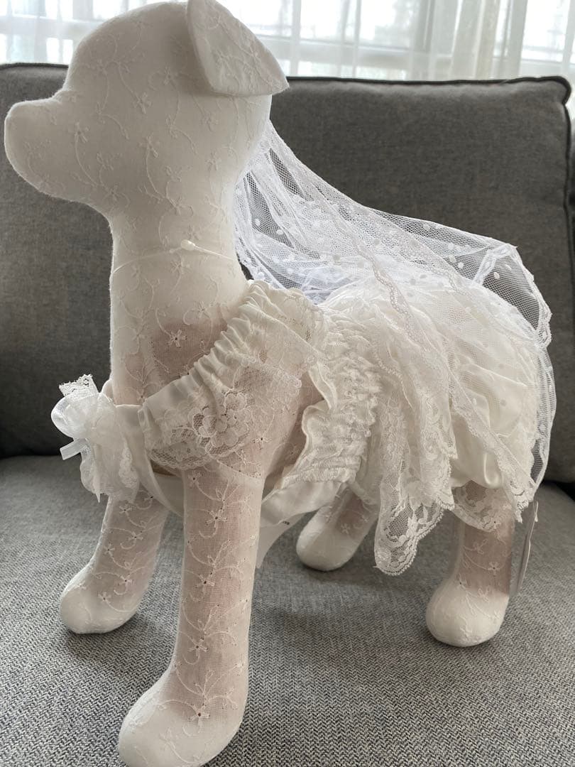 新品 華集LULU doll ヘッドリュクスバーディ 水玉蝶タイ ケアお洋服