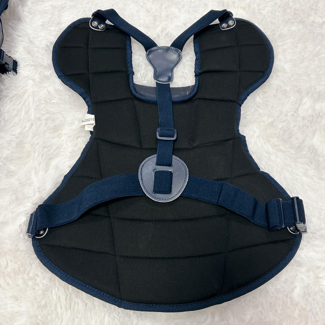 【美品】Mizuno キャッチャー 防具セット Lサイズ ネイビー