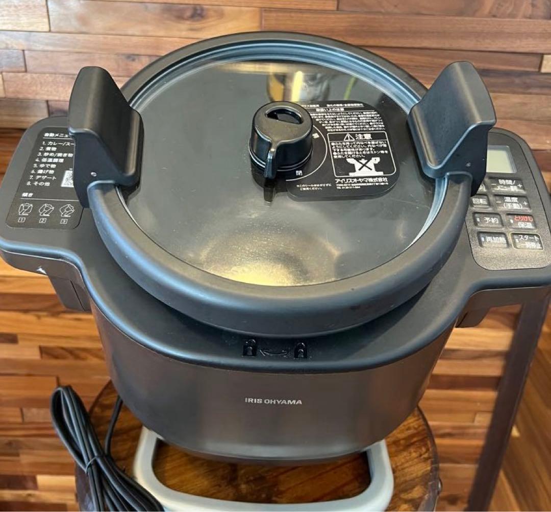 IRIS OHYAMA 自動かくはん式調理機 シェフドラム