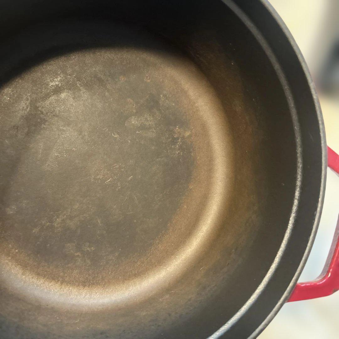 STAUB 両手鍋 24cm チェリー