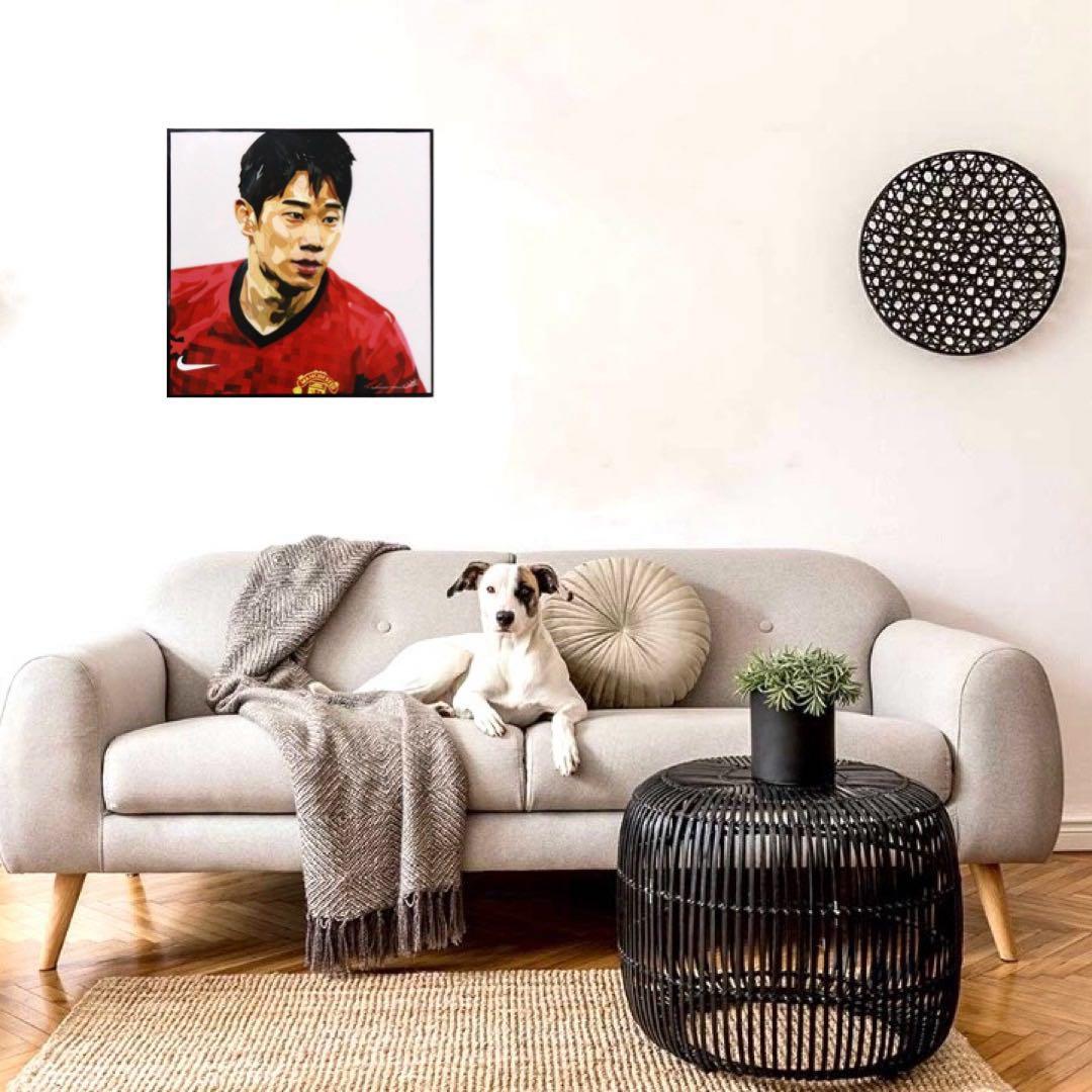 香川真司　アート　パネル　52cm 大サイズ　キータタット　シティケット