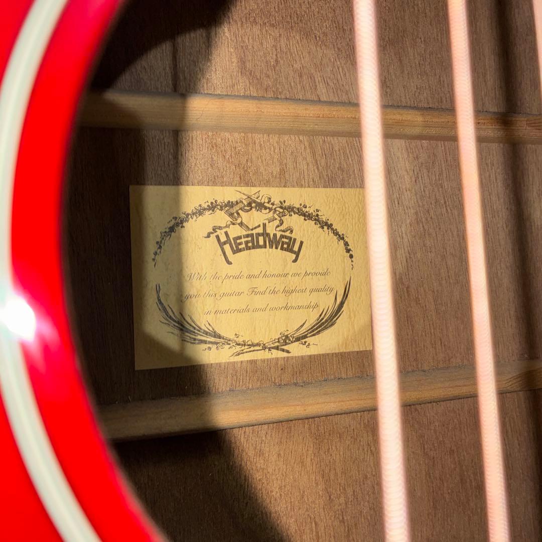 新品弦交換済みHeadway　HCD-18　アコースティックギター　サンバースト
