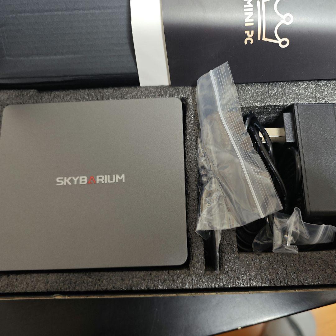 SkyBarium ミニPC Intel N100 16GB RAM 256GB