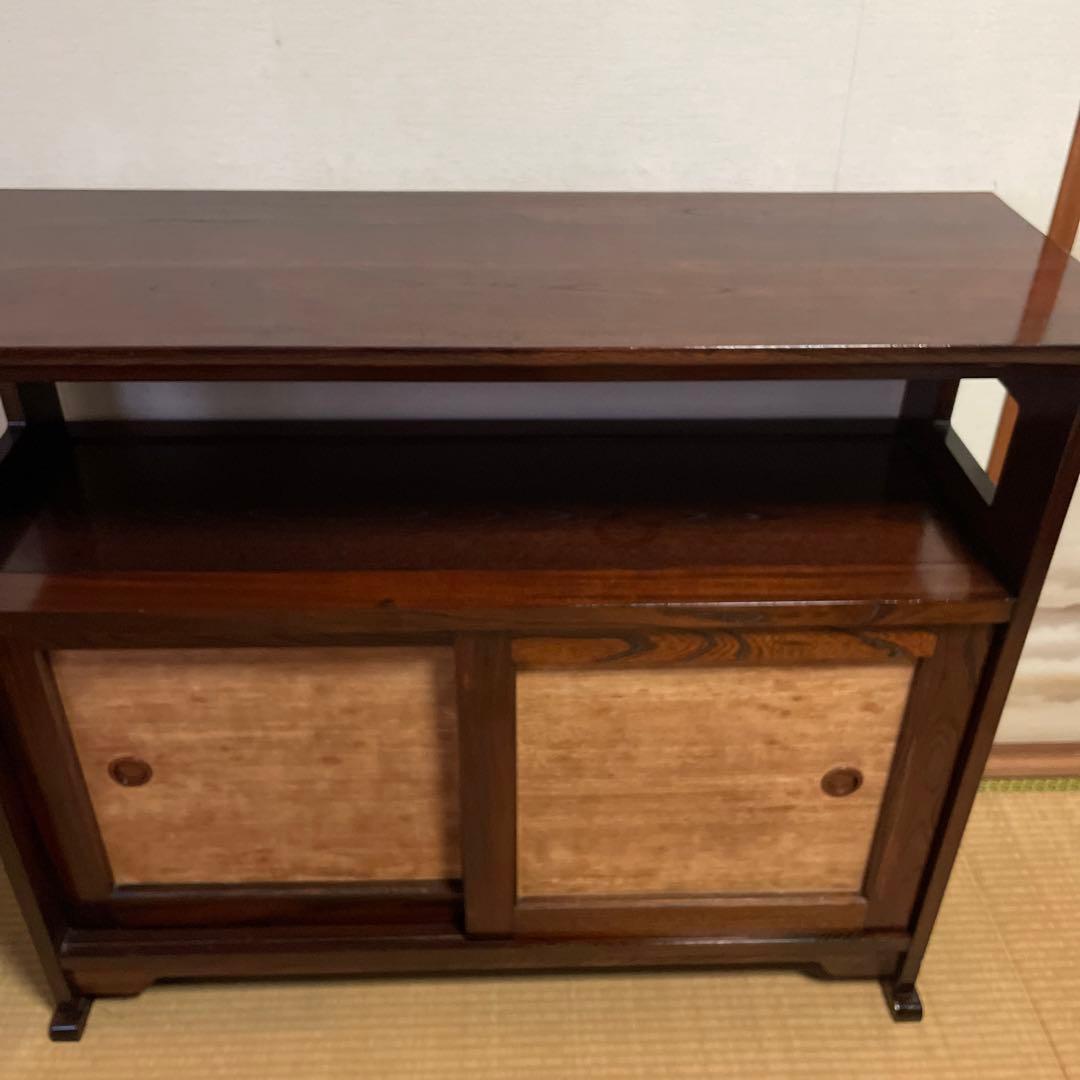 お値下げ　欅　民藝箪笥　李朝写し飾り棚