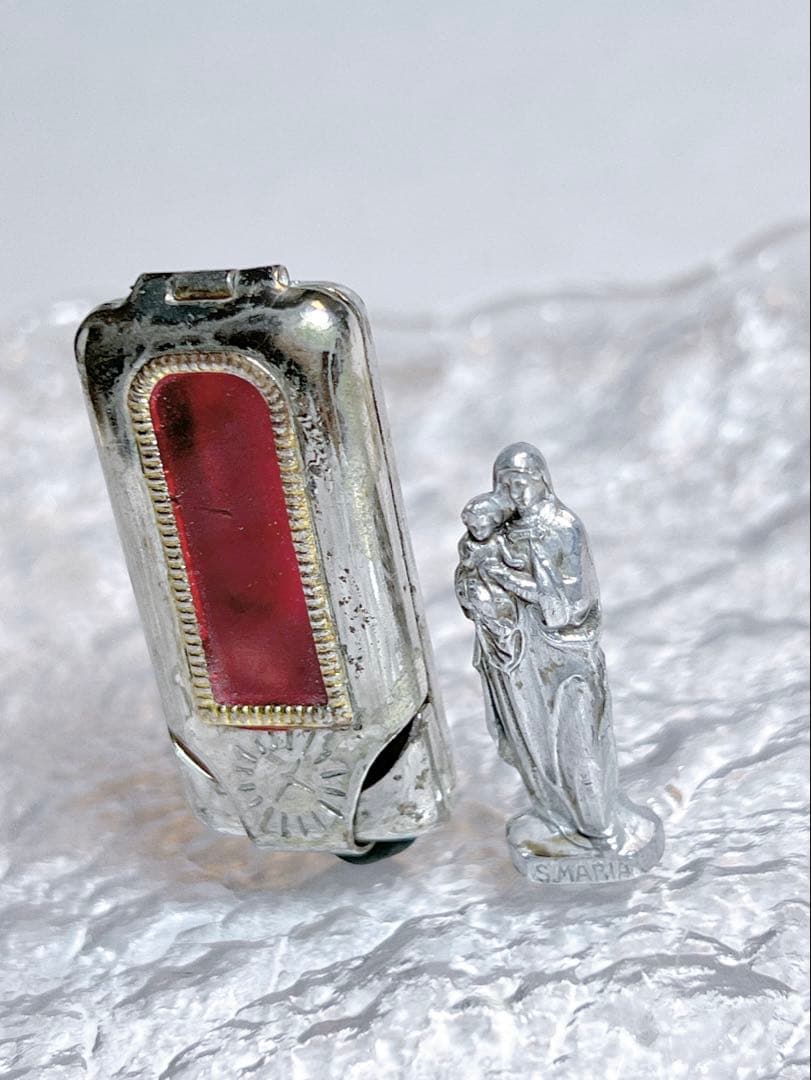 レア　貴重　アンティーク　聖母マリア　ミニマリア像　握りマリア　キリスト