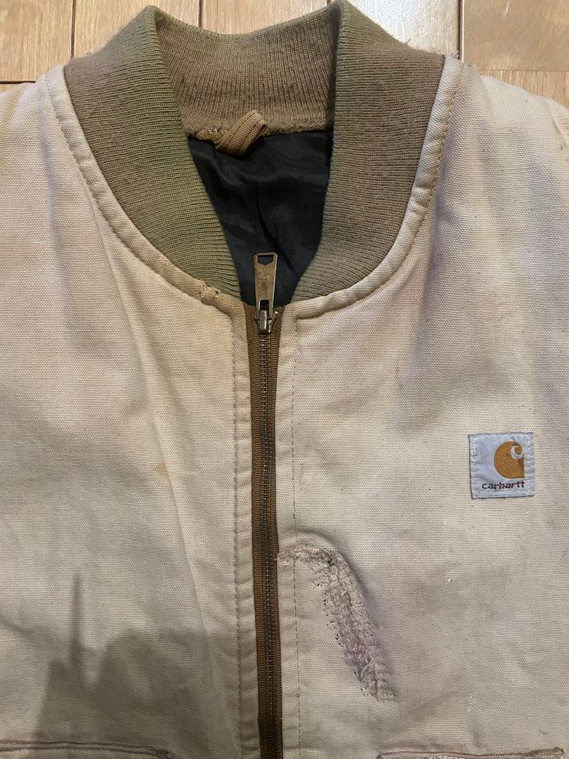 Carhartt 80s ダックベスト　星タグ　腰ゴム
