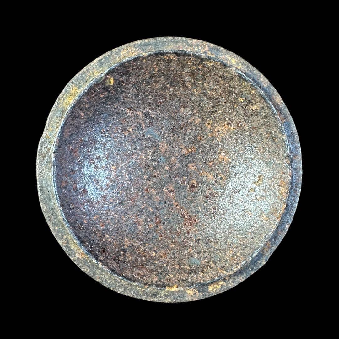 明治大正の御屋敷から出た希少な鉄瓶 南部鉄 名工作 いぶし銀 5kg 砂鉄 希少