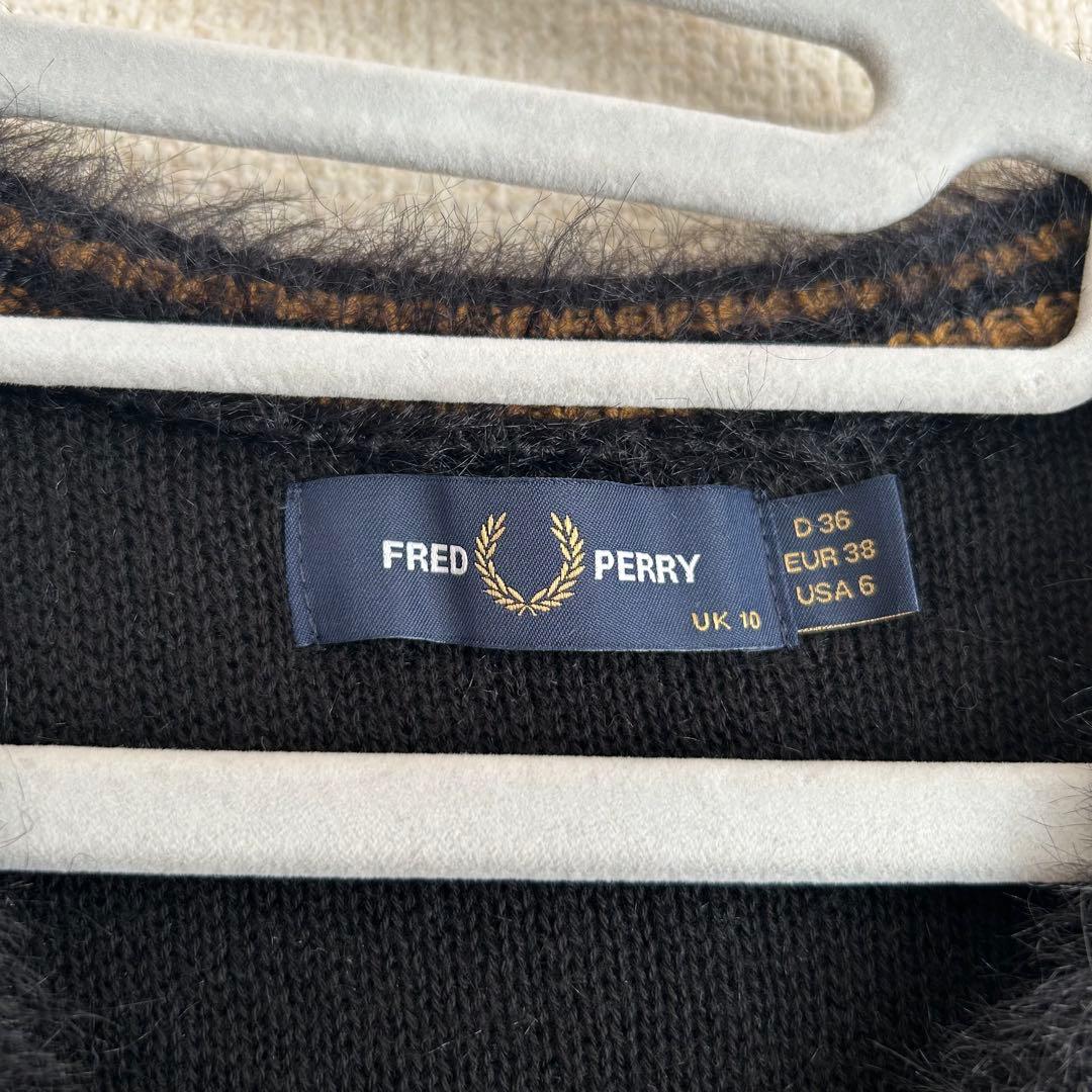 FRED PERRY×BEAMS シャギーカーディガン