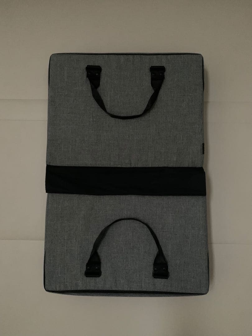 【美品】ファルスカ　コンパクトベッドFree メランジグレー