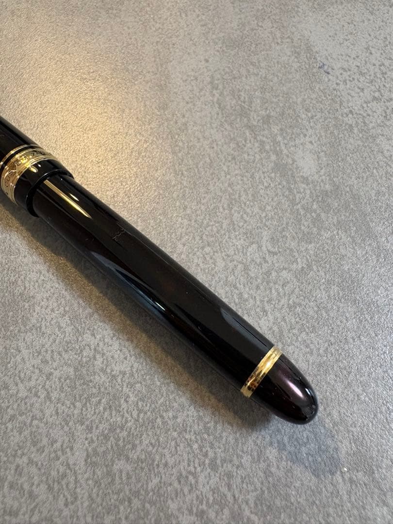 パイロット 万年筆 カスタム743 ブラック 極細字 EFニブ 15号 14K