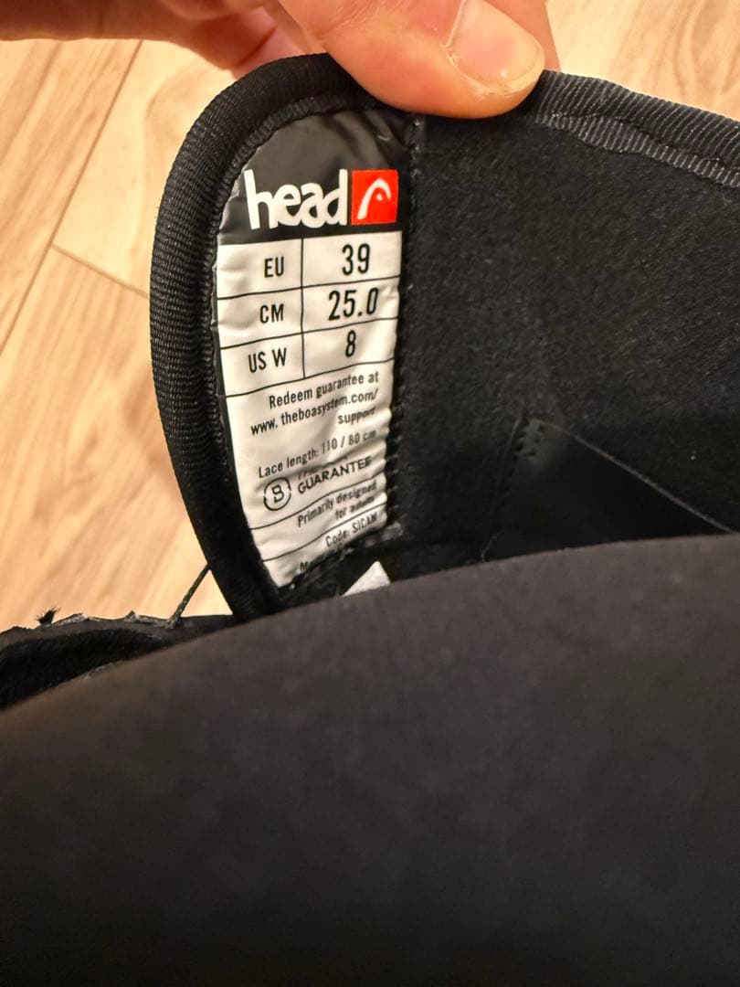 head Tiara 25cmスノボードブーツ男女