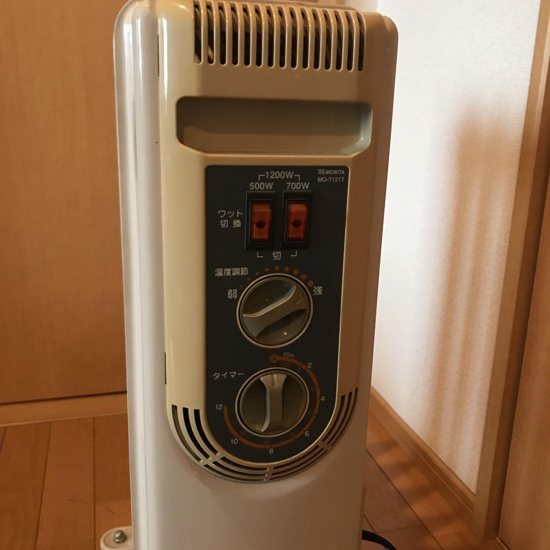オイルラジエーターヒーター MO-7121T 暖房器具 森田電工株式会社