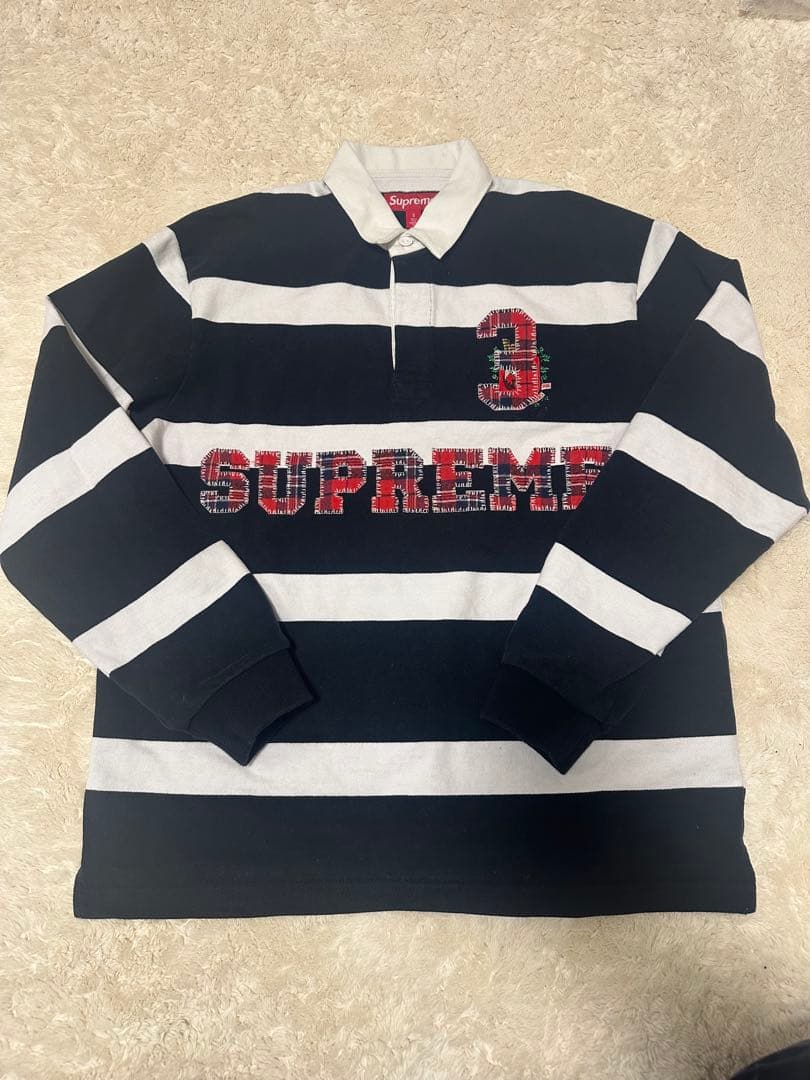 ウェア Supreme Stripe Rugby S