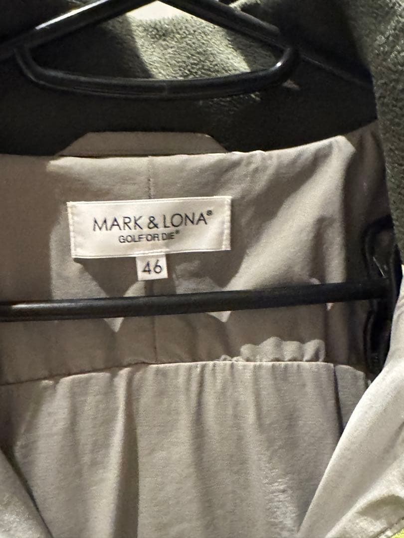 極美品！　MARK & LONA メンズフリース　カーキ　46サイズ