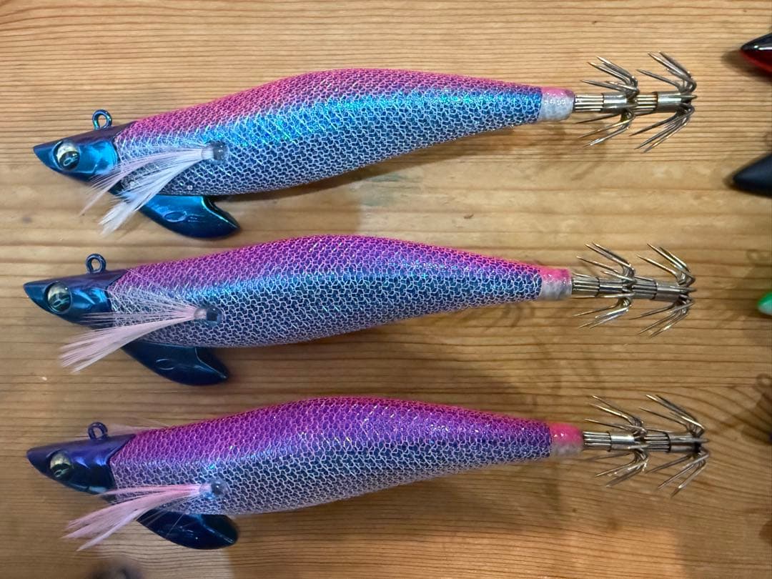 ダイワ　ティップラン用エギ　3.5号　10本　ケース付き