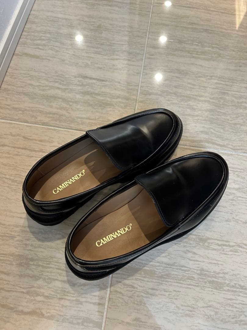 CAMINANDO ブラック ローファー