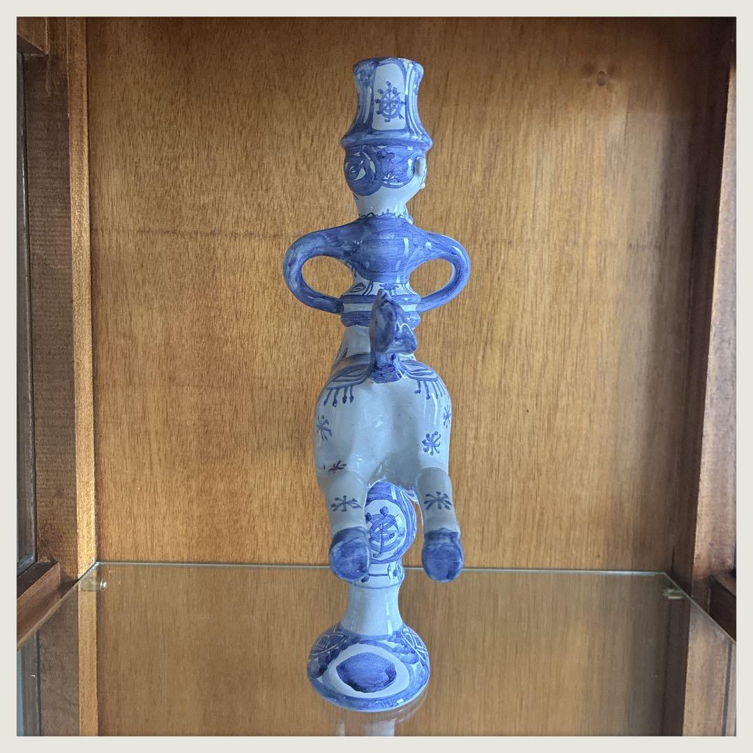 Bjorn Wiinblad キャンドルスタンド　1997年　アトリエ手捻り作品