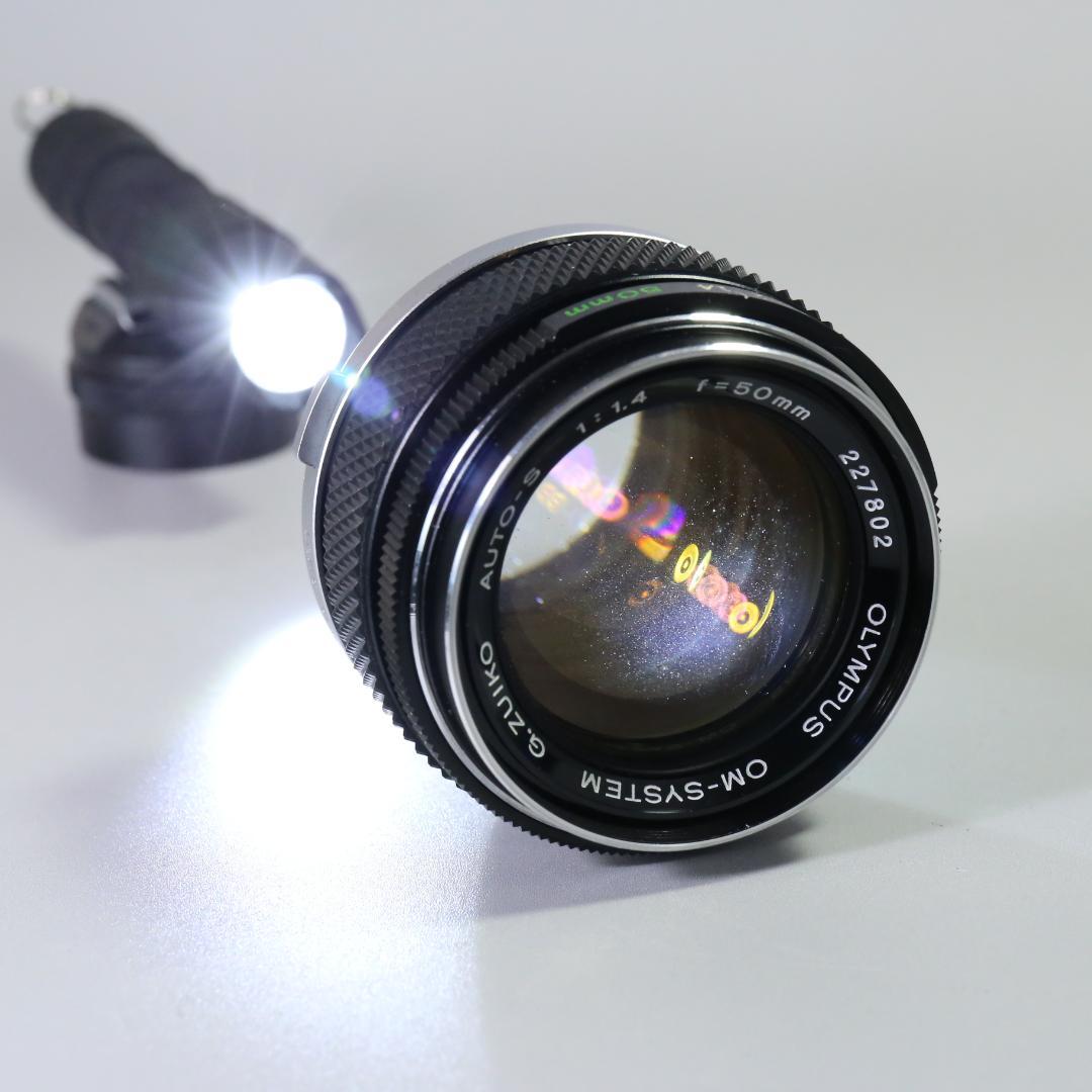 ☆完全動作☆美品 オリンパス OM-1 50mm F1.4 135ｍｍ＃321