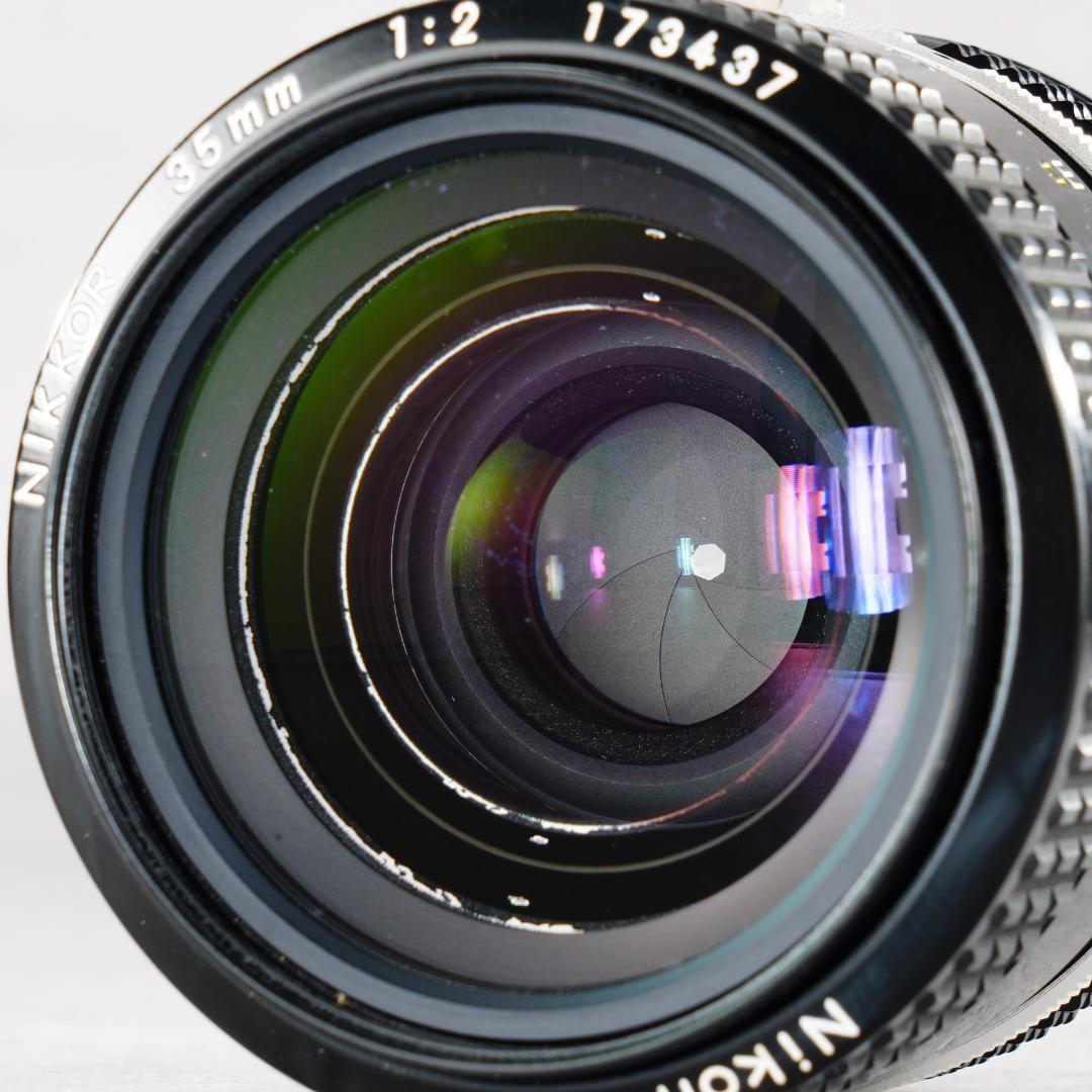 【整備＆テスト済】Nikon Ai Nikkor 35mm F2 ニコン 437