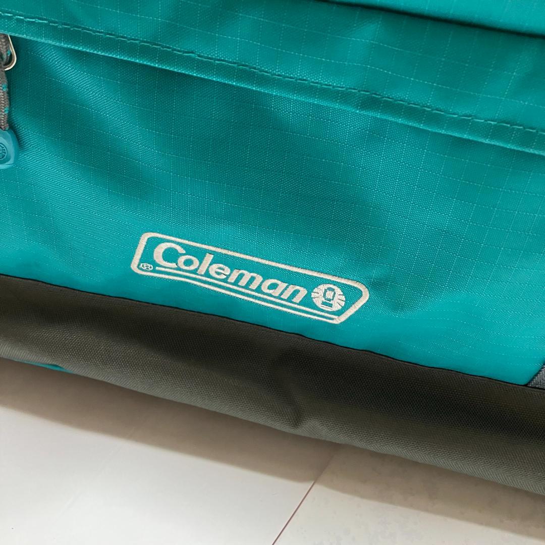 【美品】コールマン/Coleman キャスター付ボストンバッグ・修学旅行用等