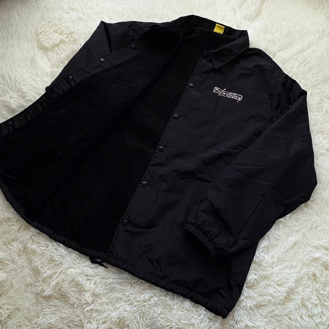 【限定希少】マイファス☆限定コーチジャケット 東京ドーム 裏起毛 黒 XL