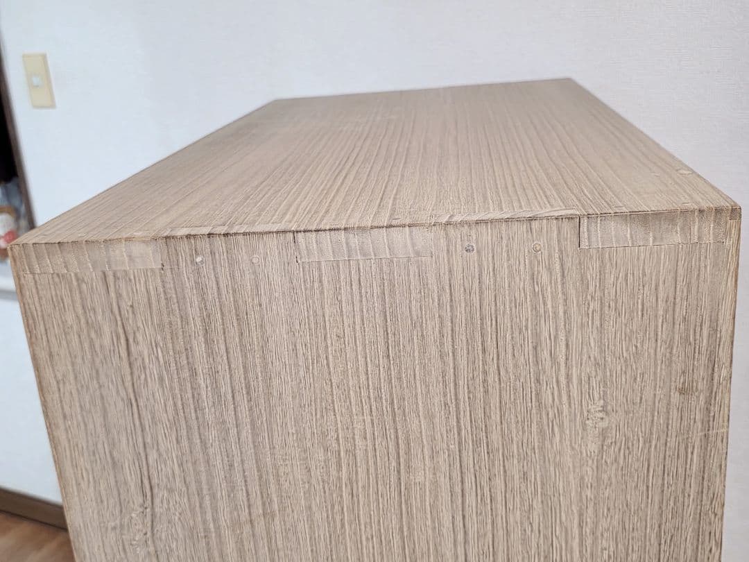 茨城県郷土工芸品　桐箪笥　伝シールあり。