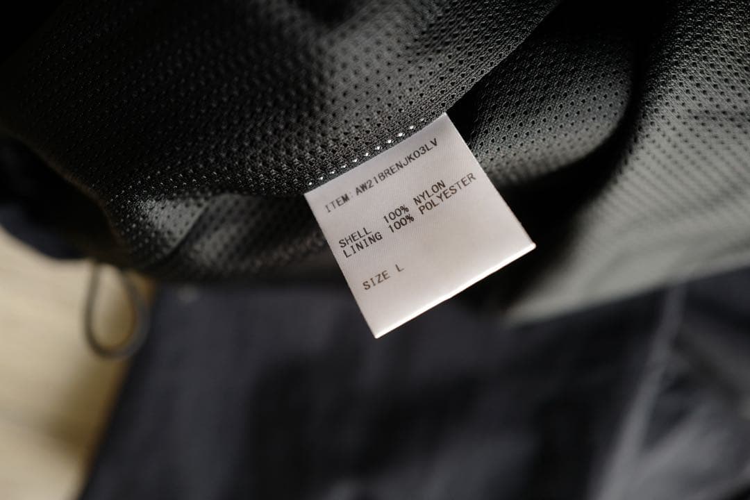 エンノイ　ennoy シャカシャカ　トリプルブラック　セットアップ