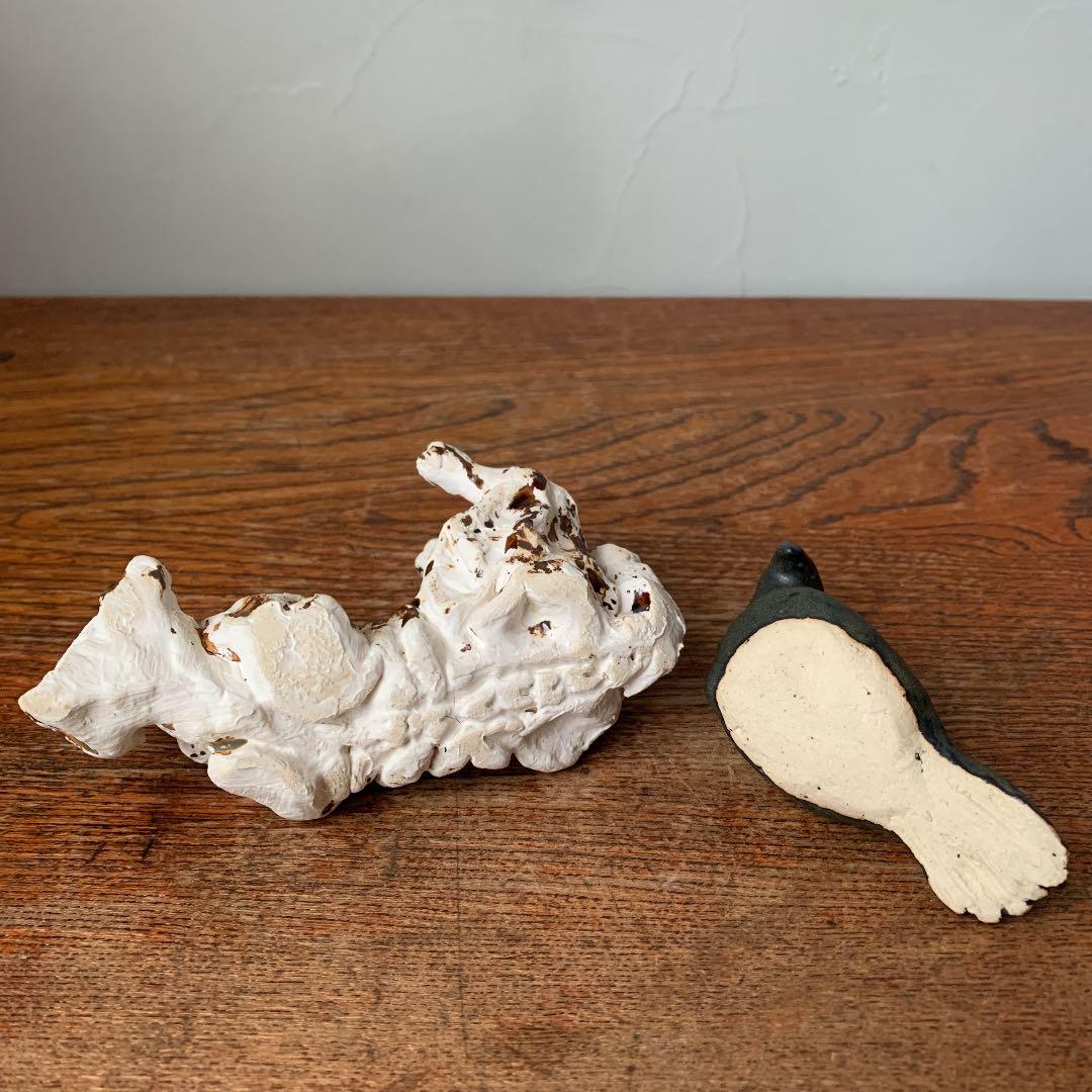 確認用　妻の作った　猫お墓シリーズ　鳥葬　陶芸　骨になっていく猫　ハゲタカ