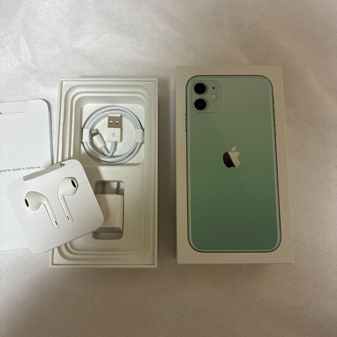Apple iPhone 11 ミントグリーン 本体