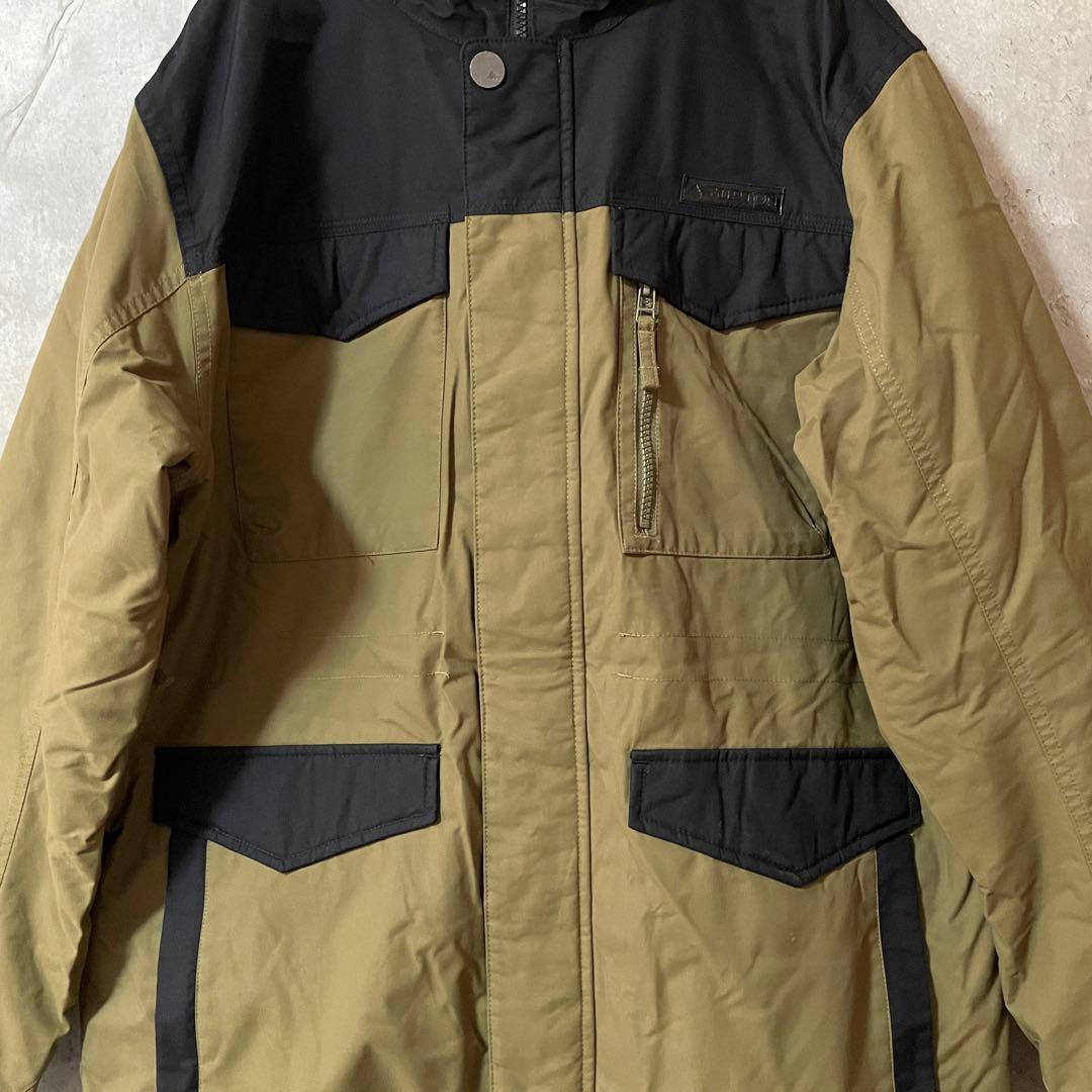 Burtonバートンスキーウェアスノーボードジャケットパーカーベージュカーキ希少