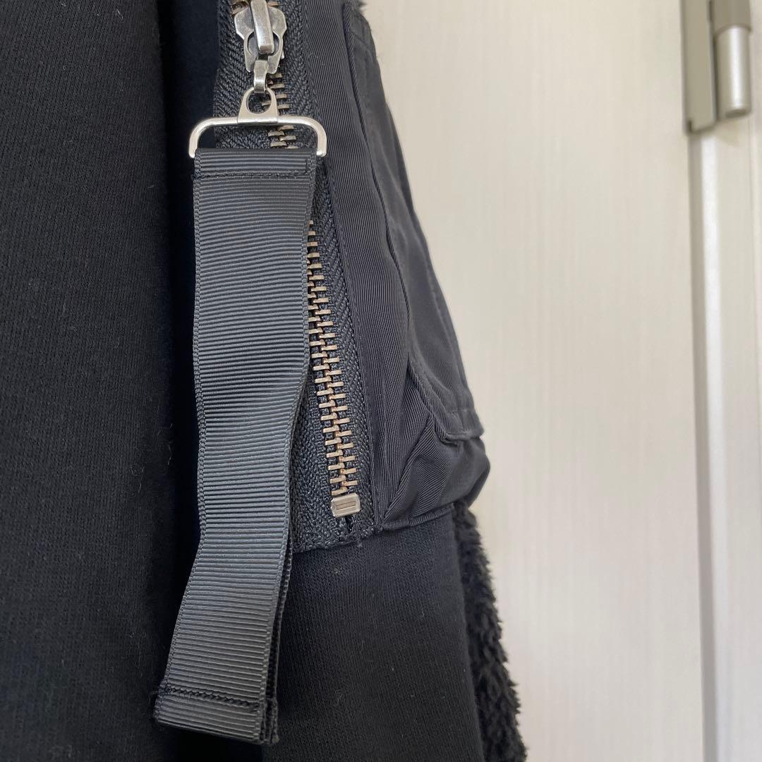 スコットクラブ ヤマダヤ　LASUDMILITARY ブラック トレーナー