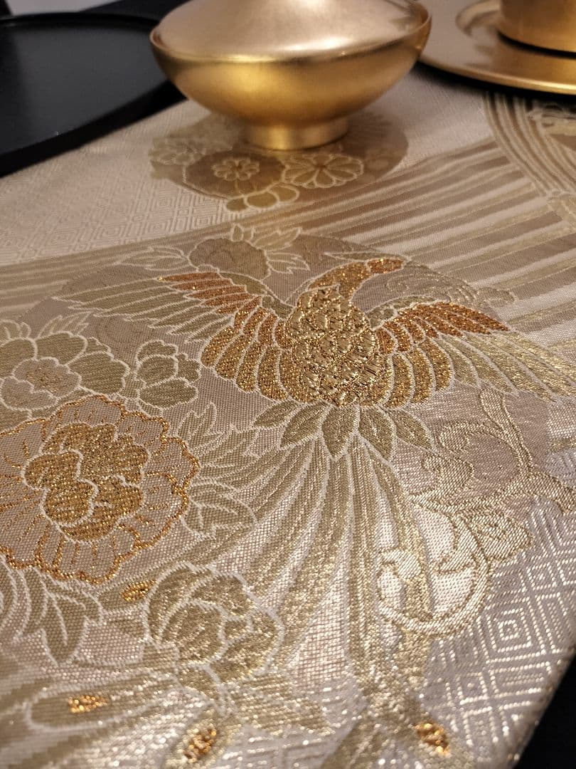 kairorisuA684★逸品‼️豪華刺繍‼️ひな祭り‼️正絹2m9cm