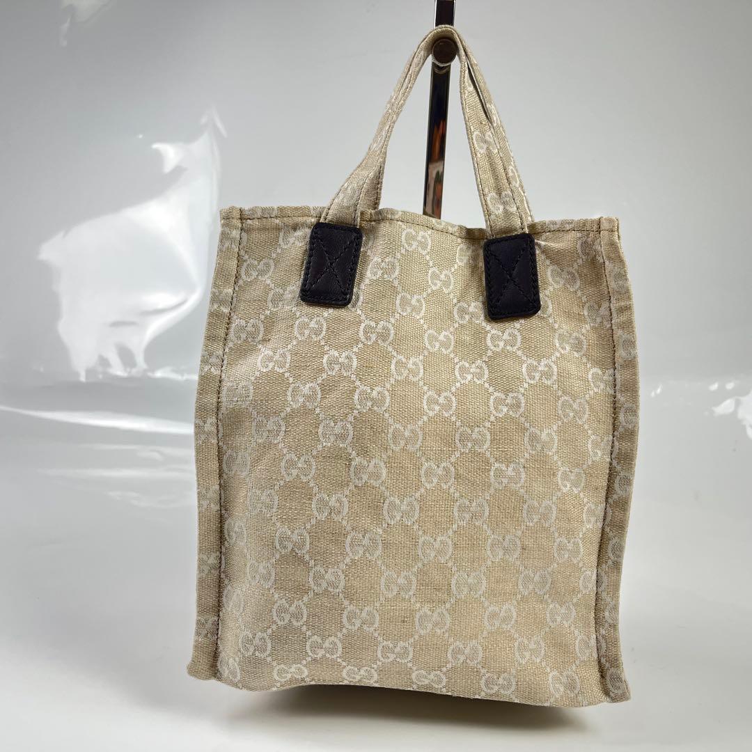 【極美品】　グッチ　バック　バッグ　トートバッグ　GG柄 レディース